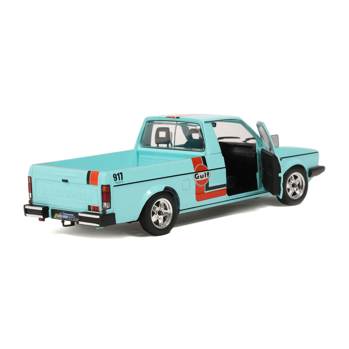 1:18 VOLKSWAGEN CADDY MK.1 OIL SERVICE BLUE 1982