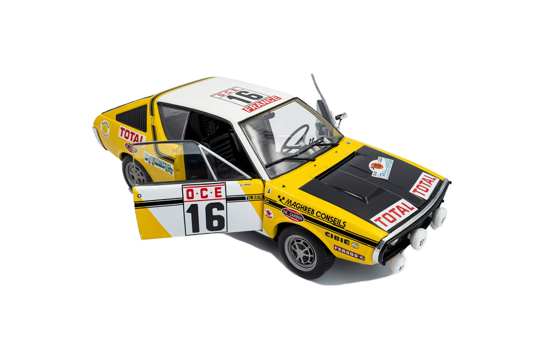 1:18 Renault 17 PH.1 Yellow #23 Prive / Tilbert Rallye du Maroc 1976