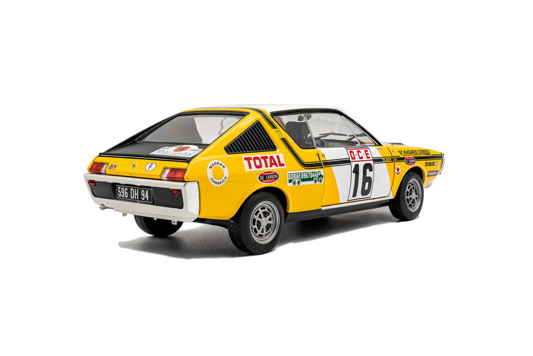1:18 Renault 17 PH.1 Yellow #23 Prive / Tilbert Rallye du Maroc 1976