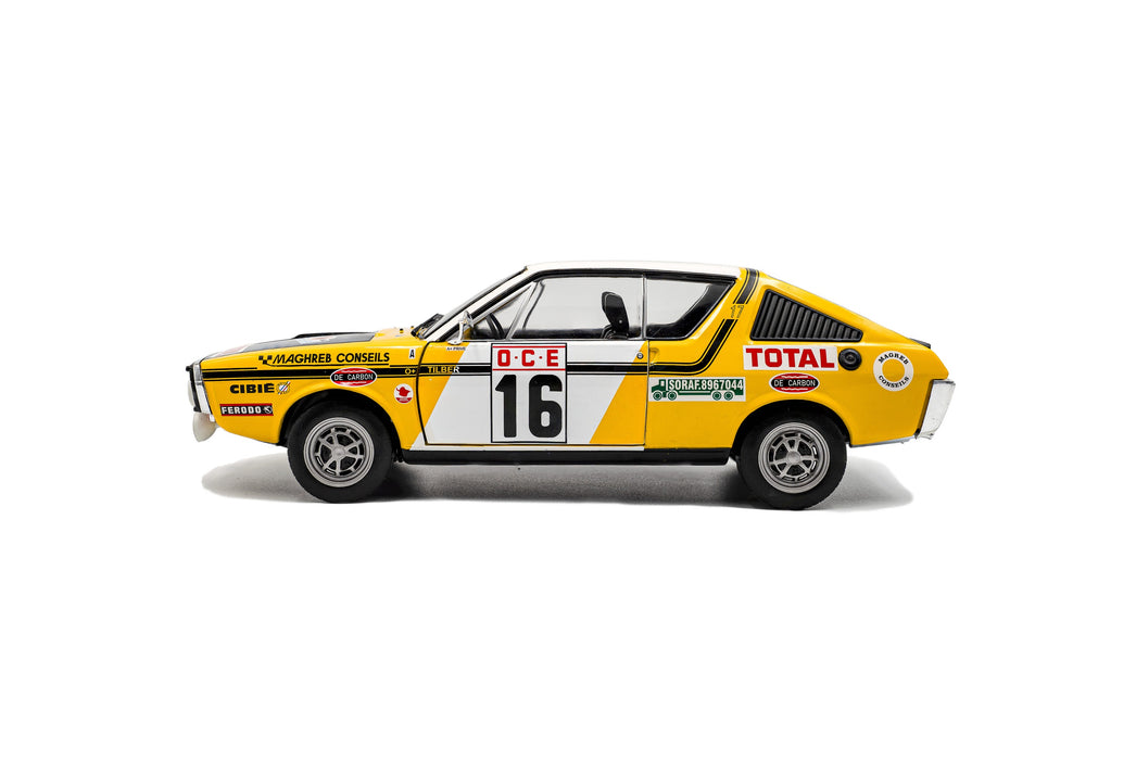 1:18 Renault 17 PH.1 Yellow #23 Prive / Tilbert Rallye du Maroc 1976