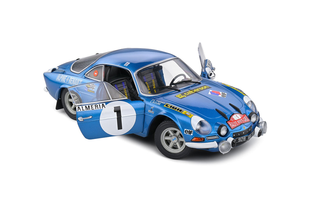 1:18 ALPINE A110 1600S BLUE #1 THERIER/ROURE RALLYE MONTE CARLO 1972