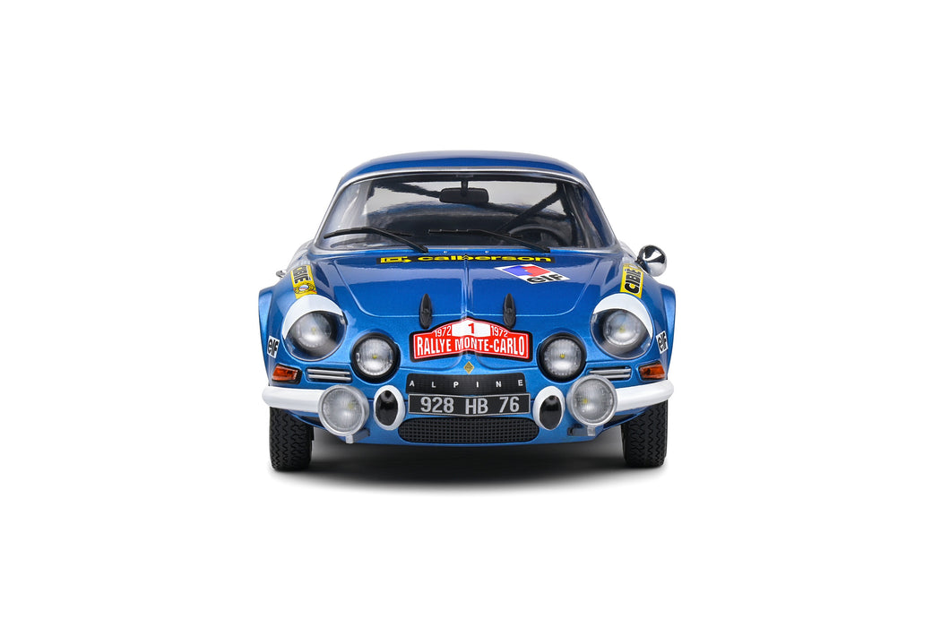 1:18 ALPINE A110 1600S BLUE #1 THERIER/ROURE RALLYE MONTE CARLO 1972