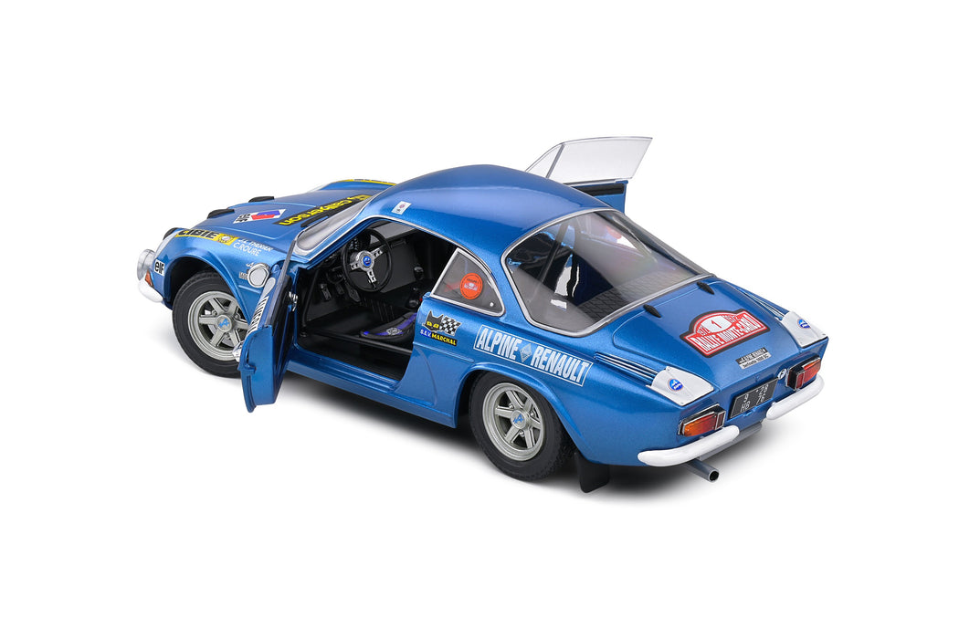 1:18 ALPINE A110 1600S BLUE #1 THERIER/ROURE RALLYE MONTE CARLO 1972