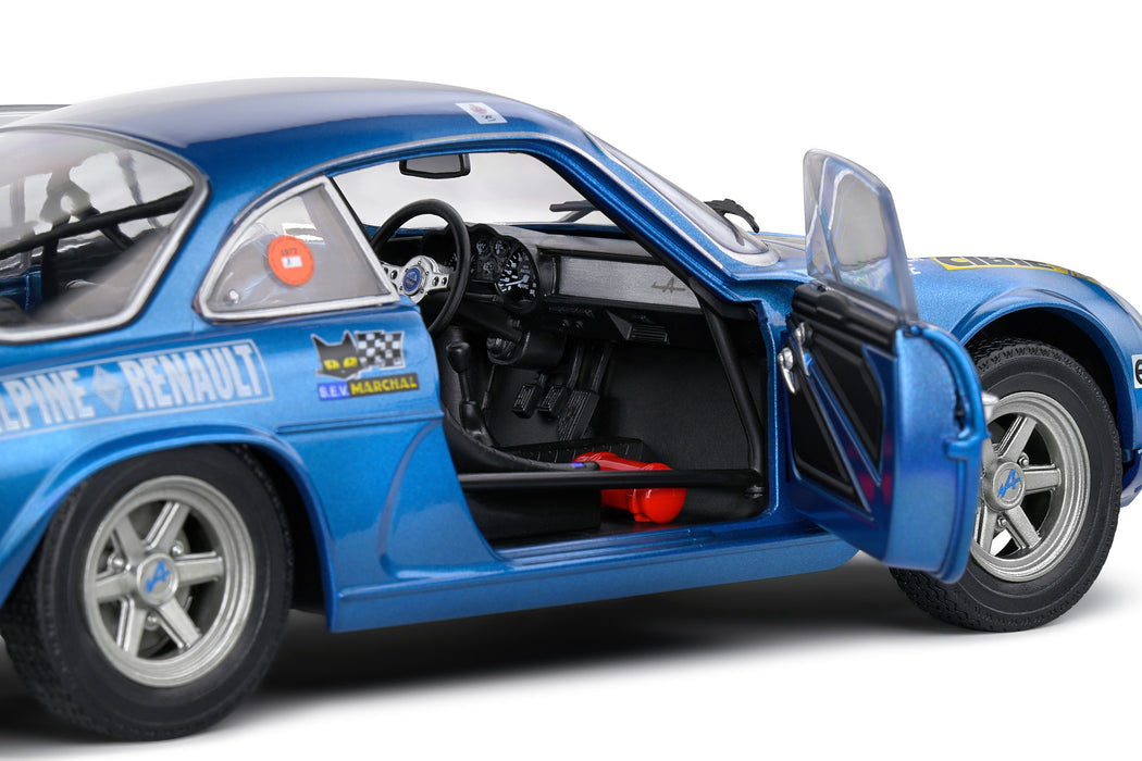 1:18 ALPINE A110 1600S BLUE #1 THERIER/ROURE RALLYE MONTE CARLO 1972