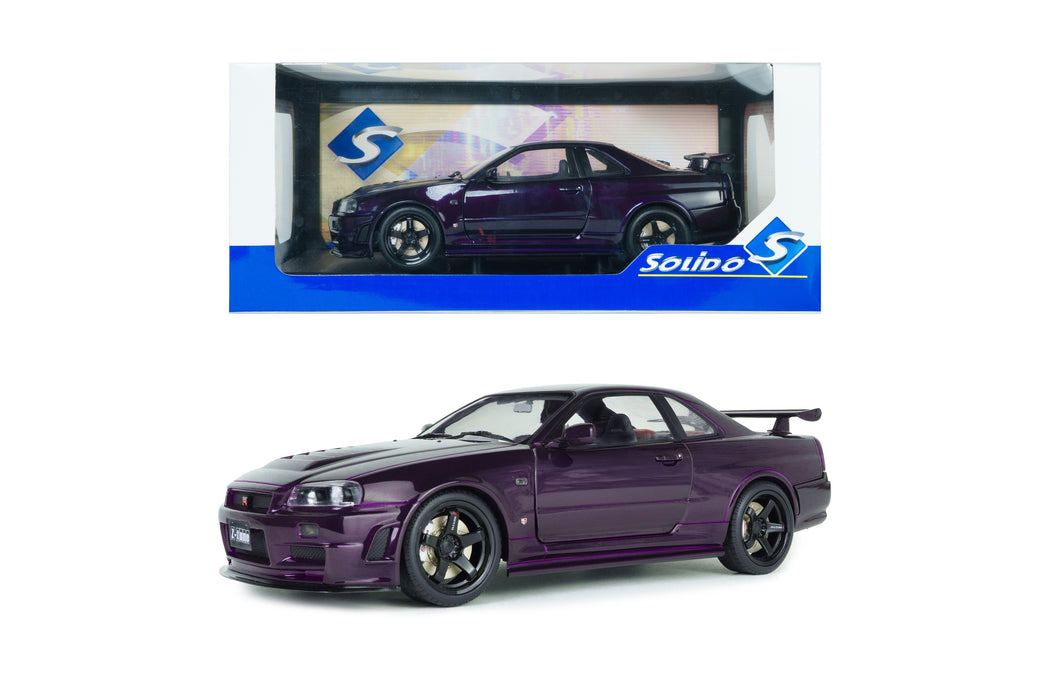 1:18 NISSAN SKYLINE (R34) GT-R Z TUNE MIDNIGHT PURPLE 1999
