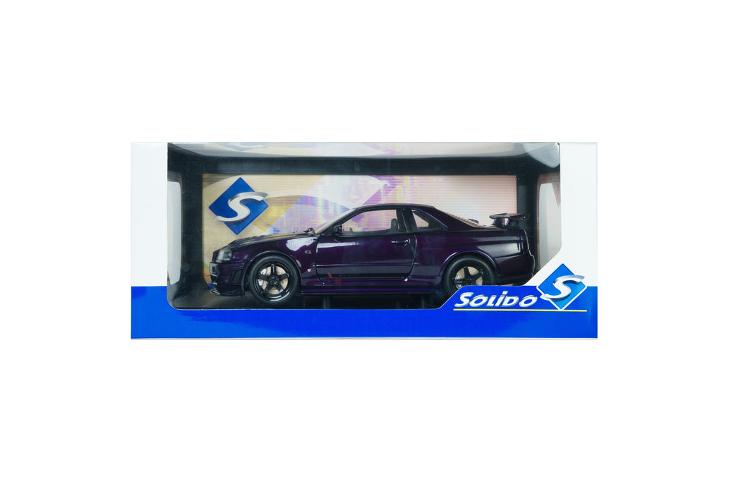 1:18 NISSAN SKYLINE (R34) GT-R Z TUNE MIDNIGHT PURPLE 1999
