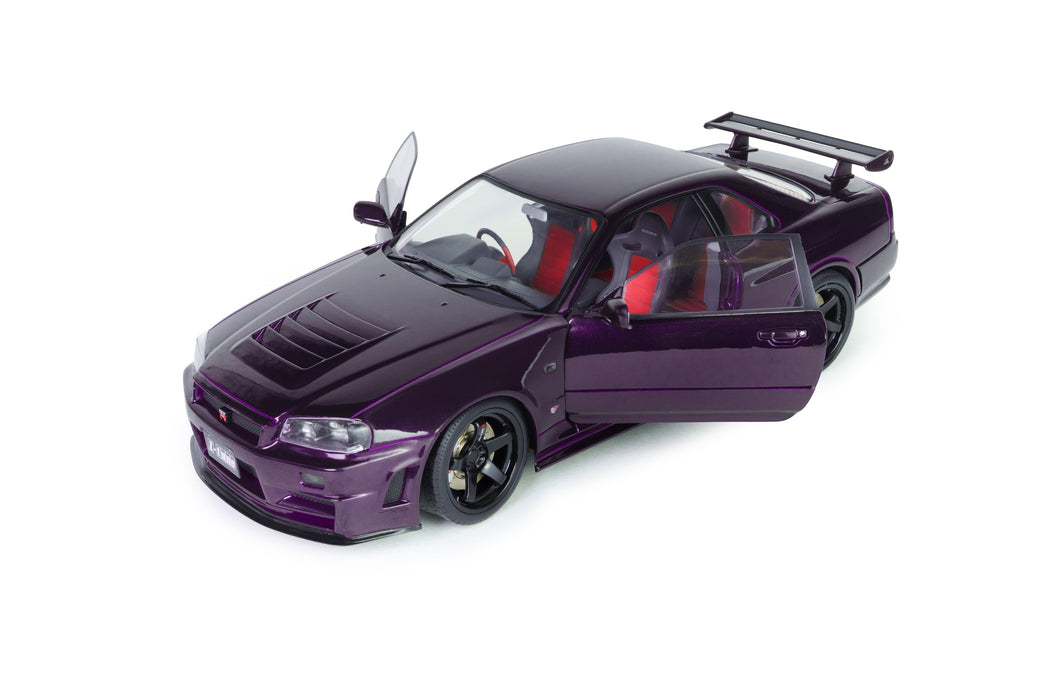 1:18 NISSAN SKYLINE (R34) GT-R Z TUNE MIDNIGHT PURPLE 1999
