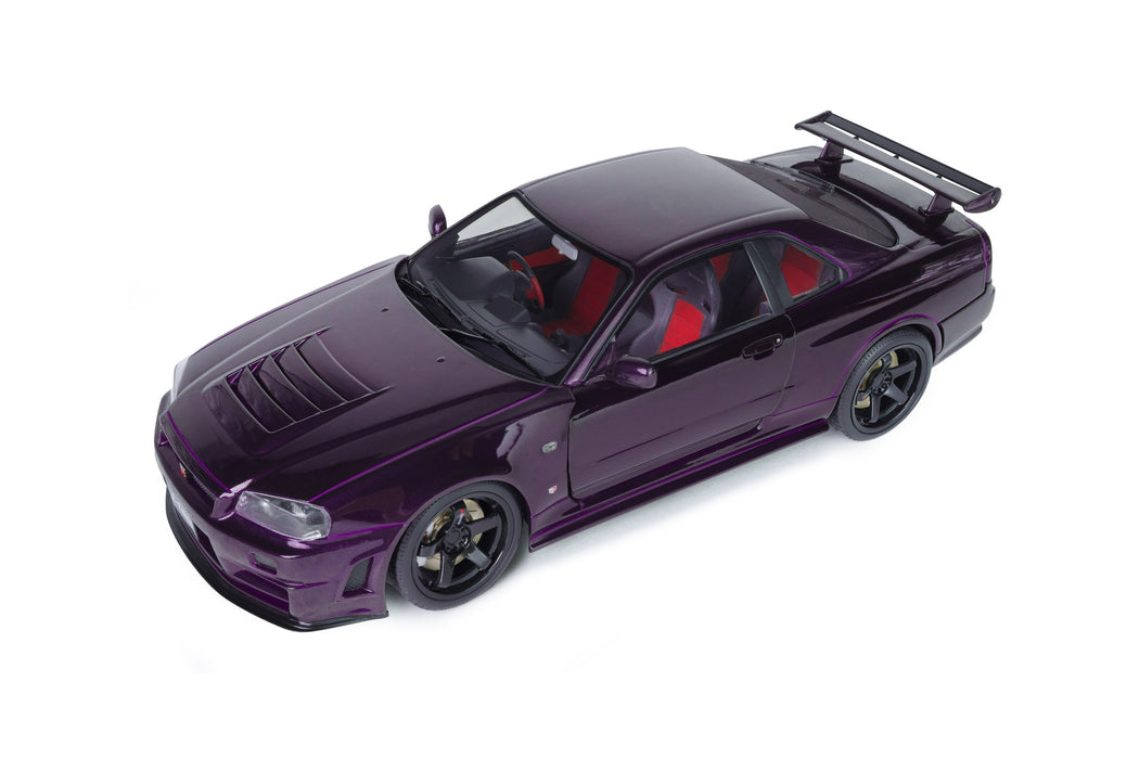 1:18 NISSAN SKYLINE (R34) GT-R Z TUNE MIDNIGHT PURPLE 1999