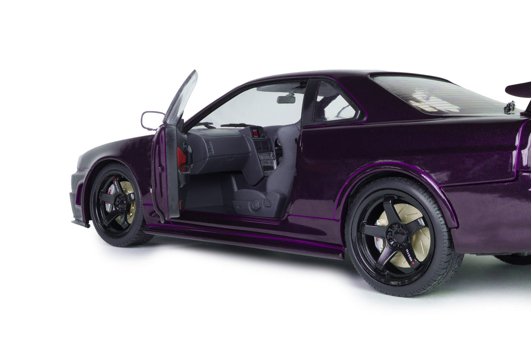 1:18 NISSAN SKYLINE (R34) GT-R Z TUNE MIDNIGHT PURPLE 1999