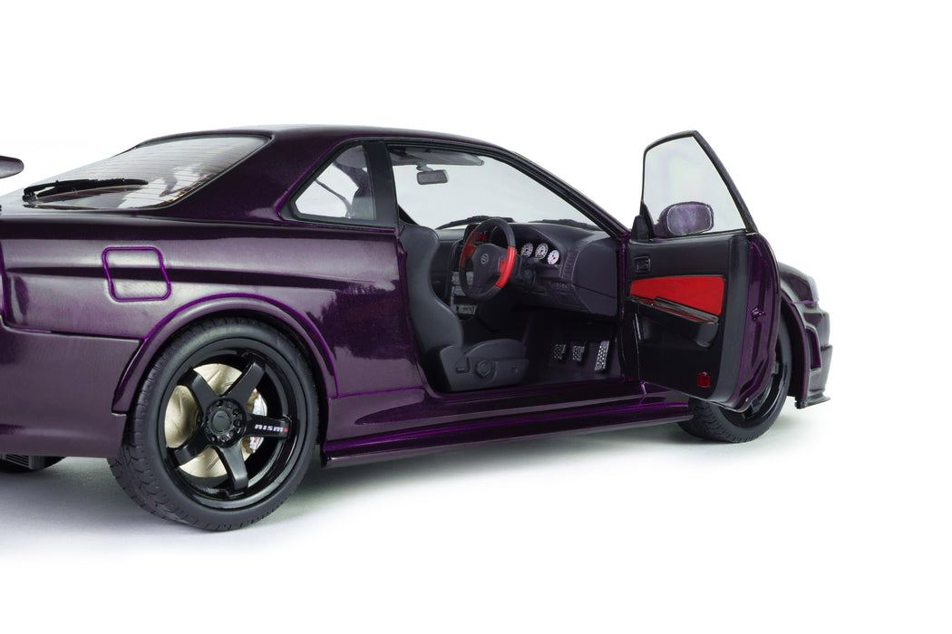 1:18 NISSAN SKYLINE (R34) GT-R Z TUNE MIDNIGHT PURPLE 1999