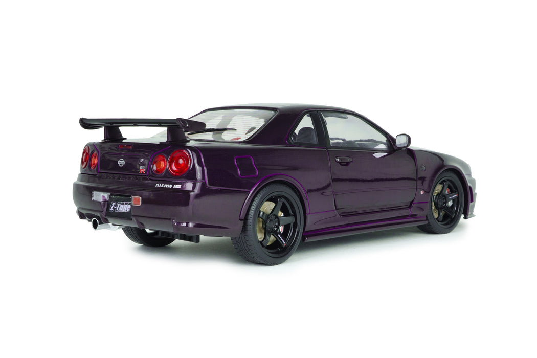 1:18 NISSAN SKYLINE (R34) GT-R Z TUNE MIDNIGHT PURPLE 1999