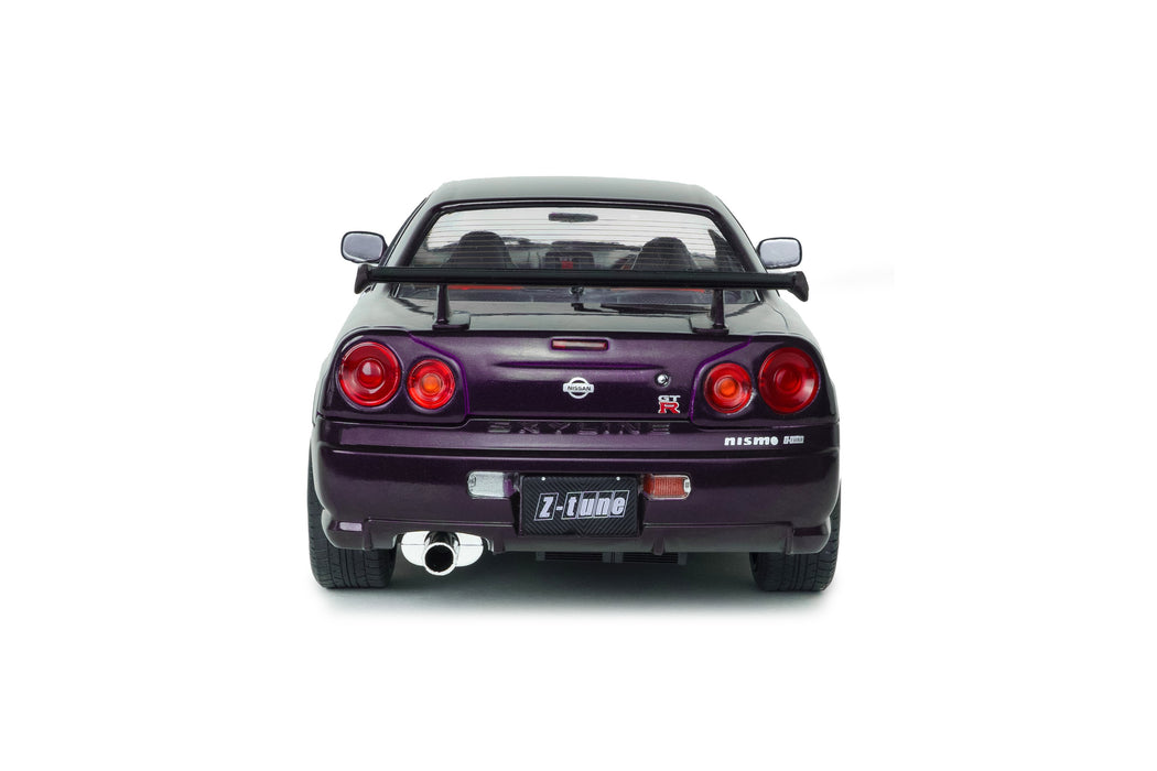 1:18 NISSAN SKYLINE (R34) GT-R Z TUNE MIDNIGHT PURPLE 1999