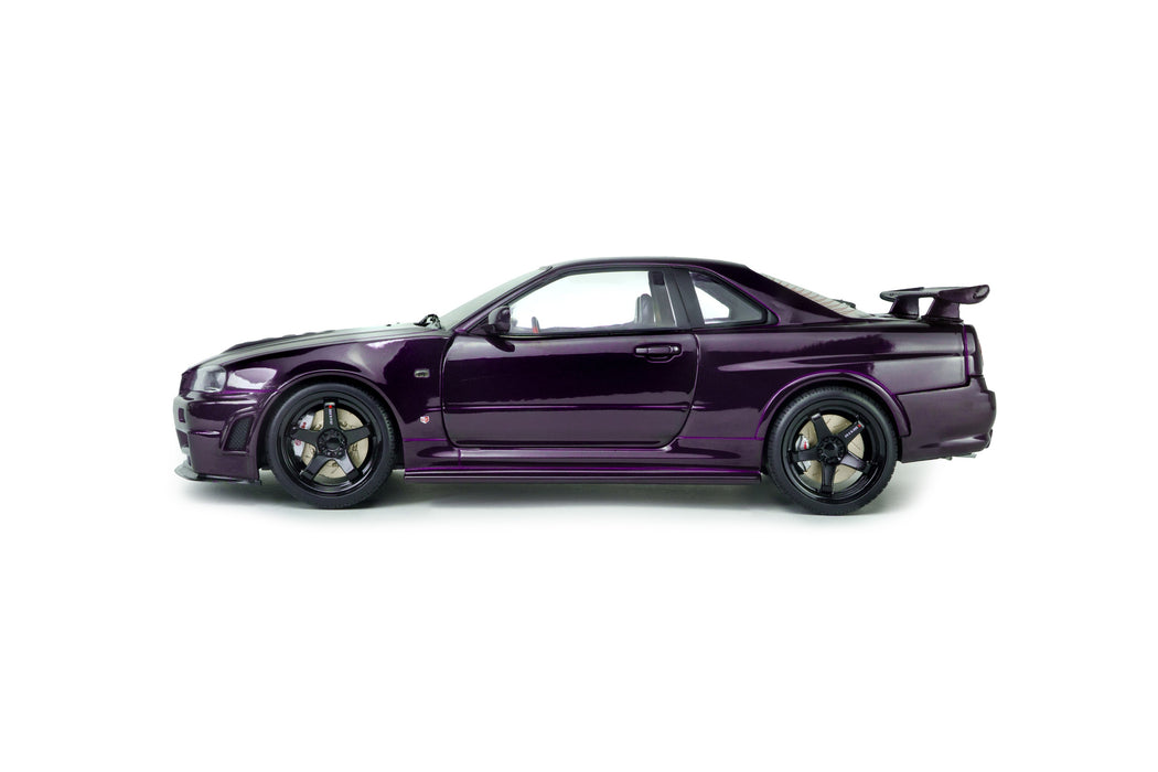 1:18 NISSAN SKYLINE (R34) GT-R Z TUNE MIDNIGHT PURPLE 1999