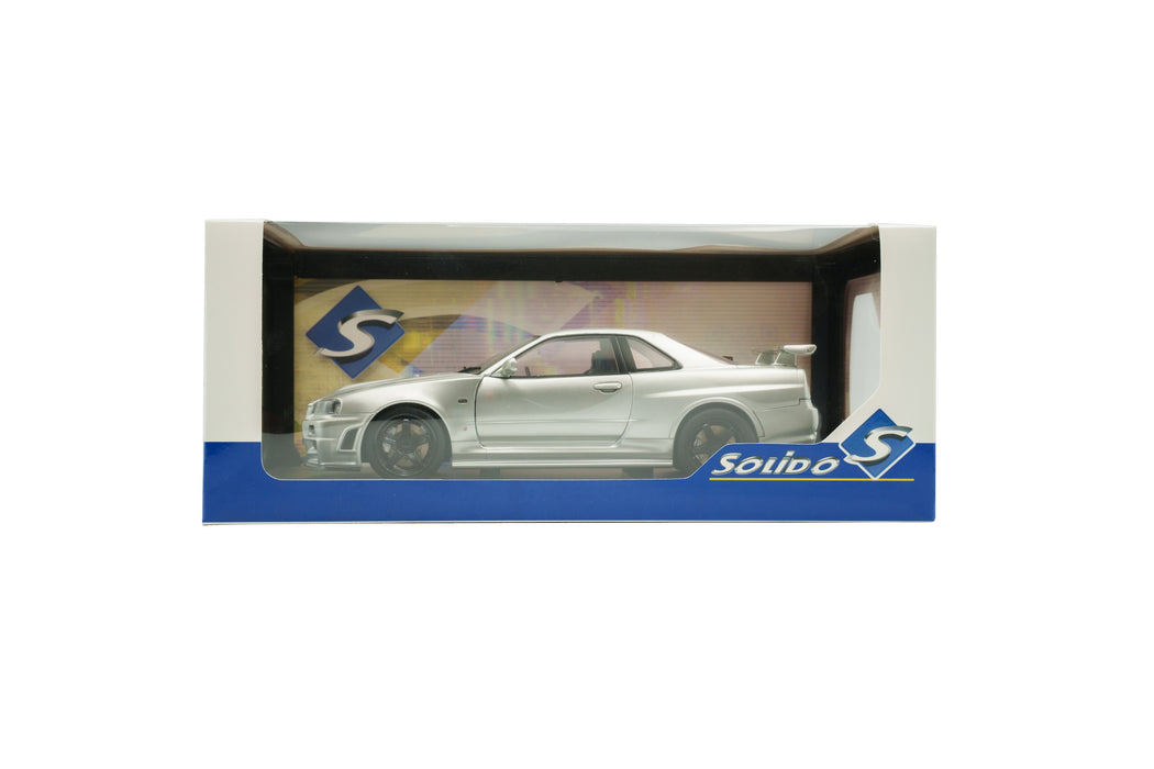 1:18 NISSAN SKYLINE (R34) GT-R Z TUNE SILVER 1999