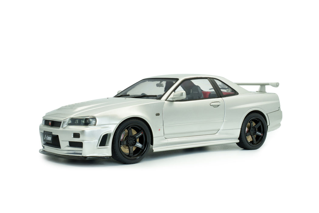 1:18 NISSAN SKYLINE (R34) GT-R Z TUNE SILVER 1999