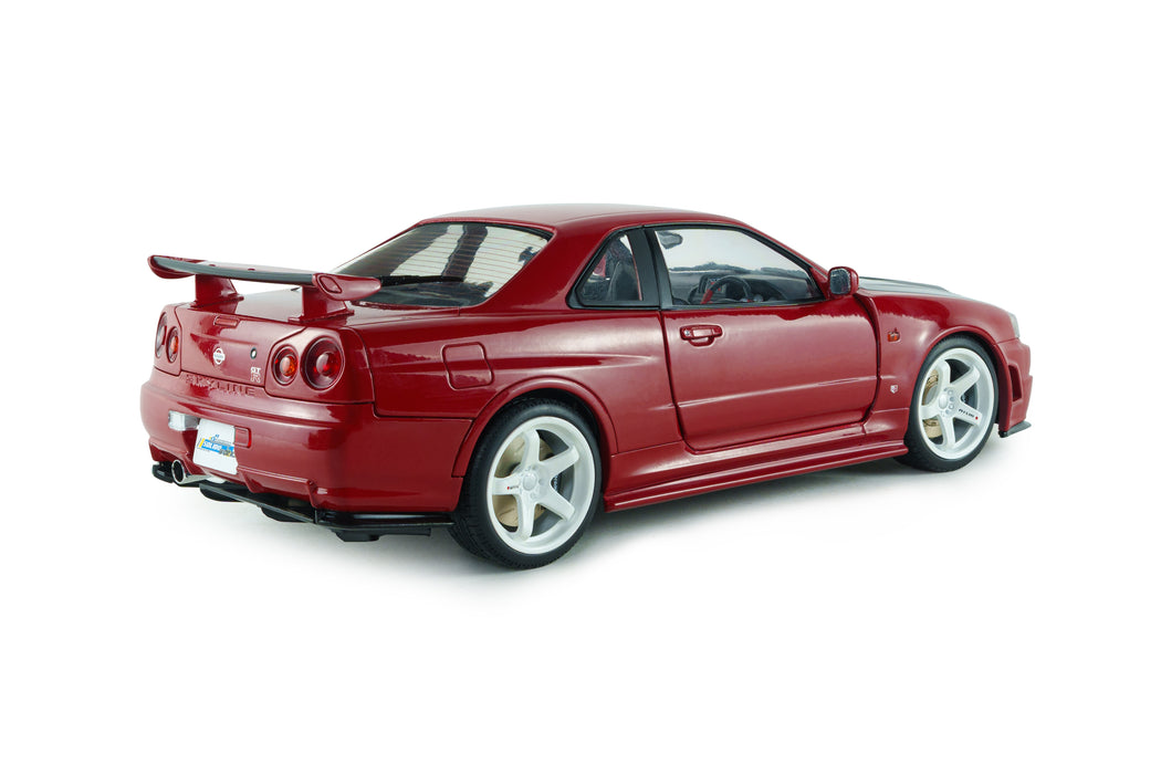1:18 NISSAN SKYLINE GT-R (BNR34) WITH NISMO PARTS RED 1999