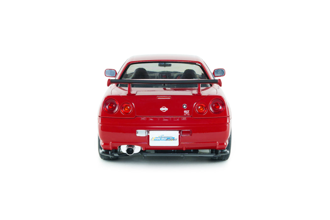 1:18 NISSAN SKYLINE GT-R (BNR34) WITH NISMO PARTS RED 1999