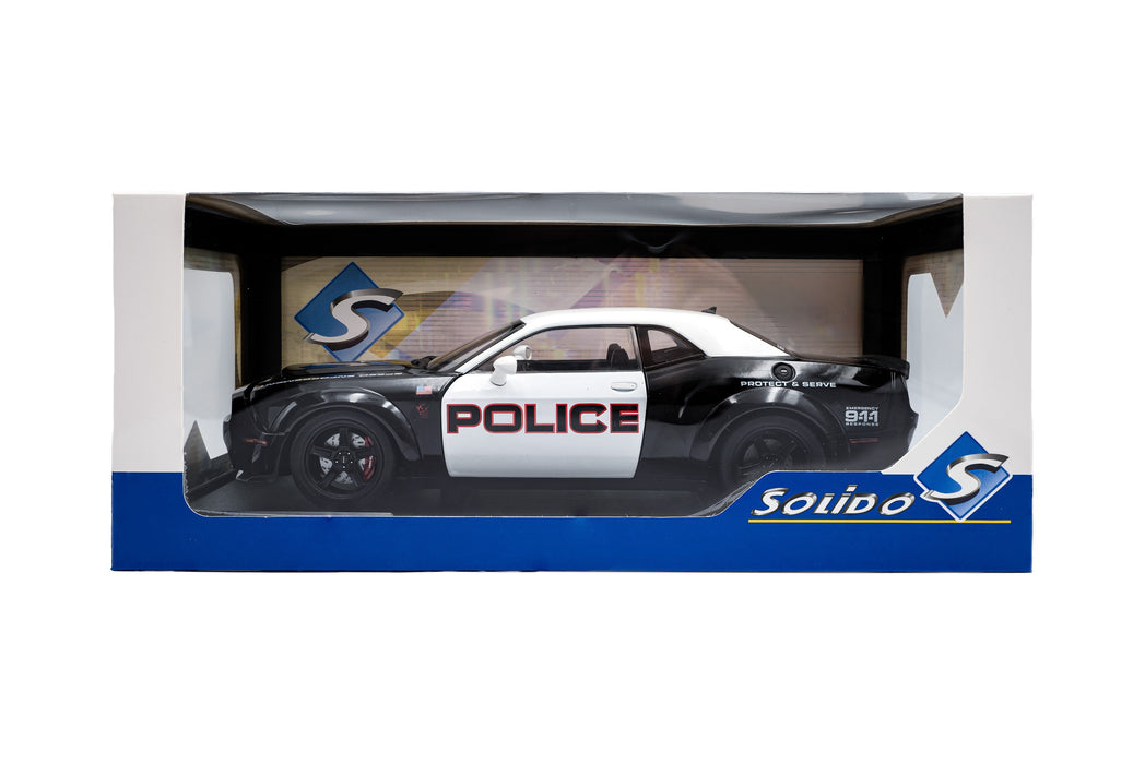 1:18 DODGE CHALLENGER R/T SCAT PACK WIDEBODY HIGHWAY POLICE 2023
