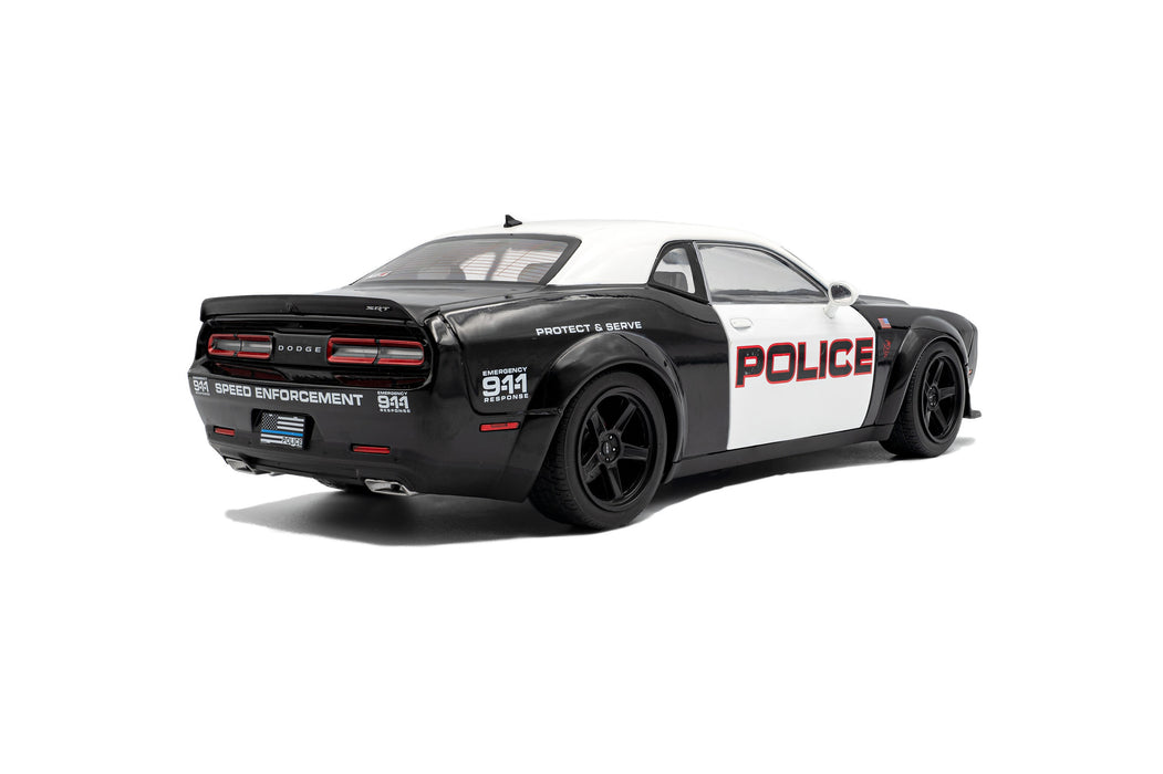 1:18 DODGE CHALLENGER R/T SCAT PACK WIDEBODY HIGHWAY POLICE 2023
