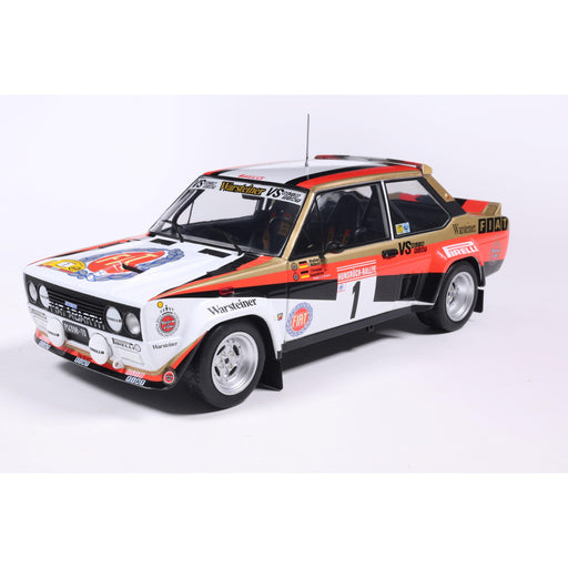1:18 FIAT 131 ABARTH WHITE #1 ROHRL / GEISTDORFER RALLY HUNSRUCK 1980