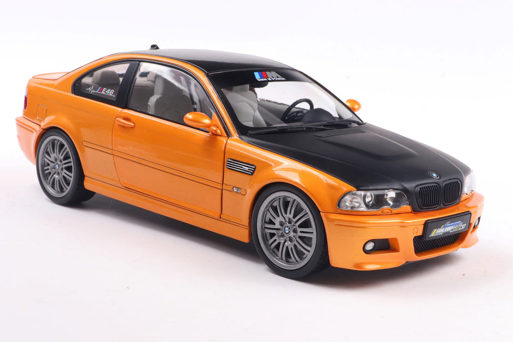 1:18 BMW E46 M3 Coupe Solido Works Orange 2000