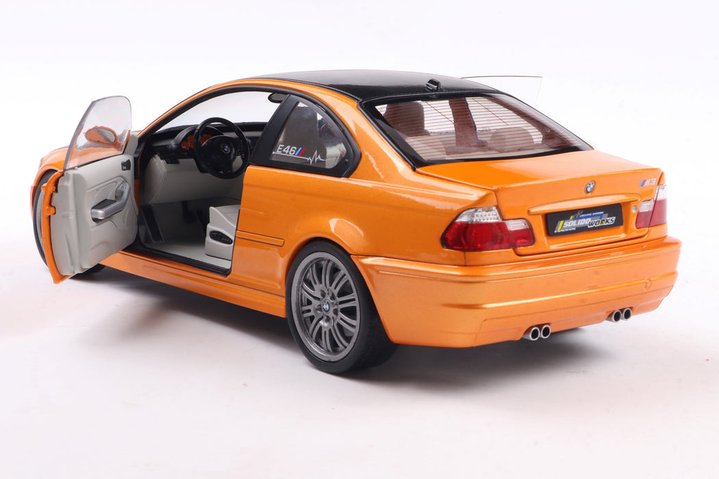 1:18 BMW E46 M3 Coupe Solido Works Orange 2000