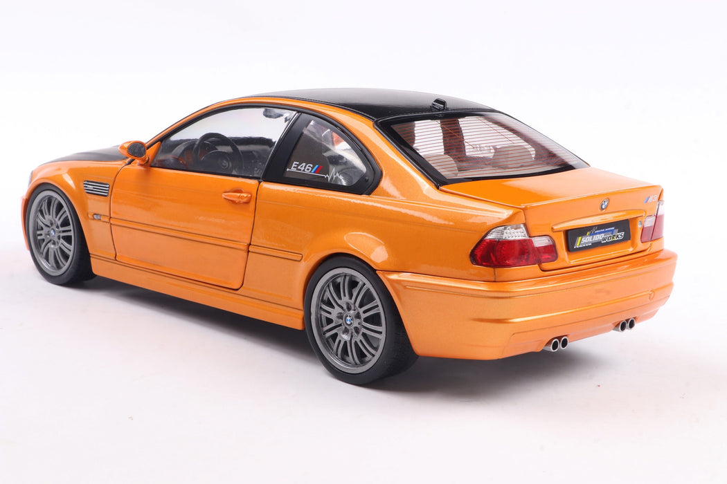 1:18 BMW E46 M3 Coupe Solido Works Orange 2000