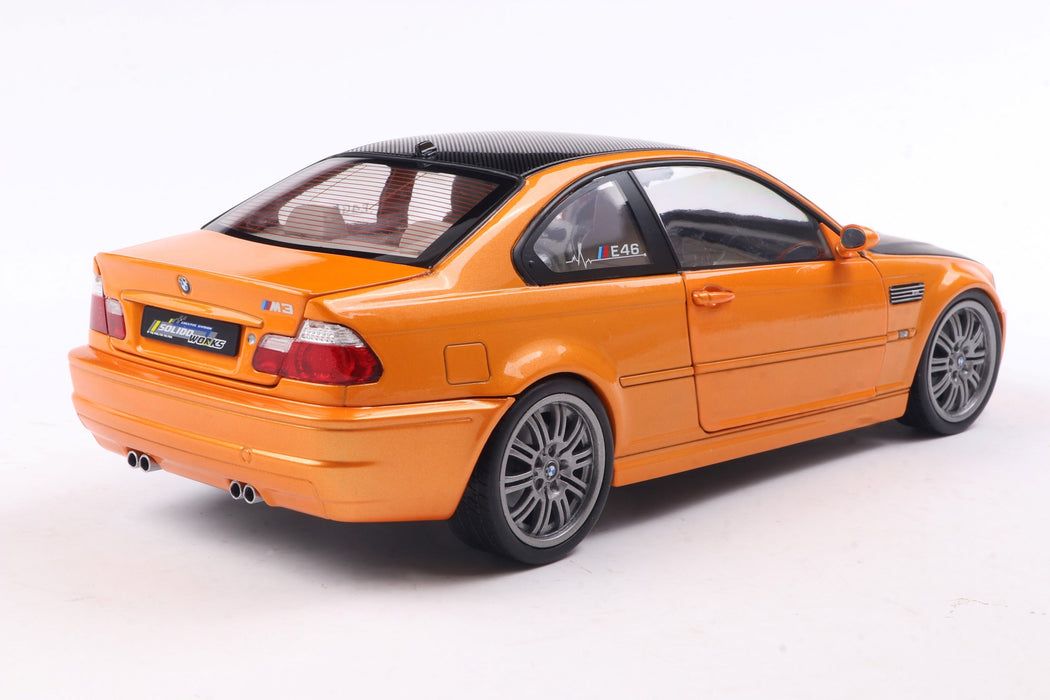 1:18 BMW E46 M3 Coupe Solido Works Orange 2000