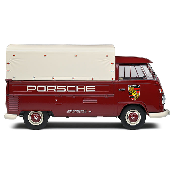 1:18 Volkswagen T1 Pickup Porsche Service Red 1950