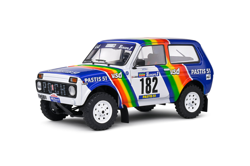 1:18 LADA NIVA WHITE #182 JABOUILLE/SARDOU PARIS-DAKAR 1984