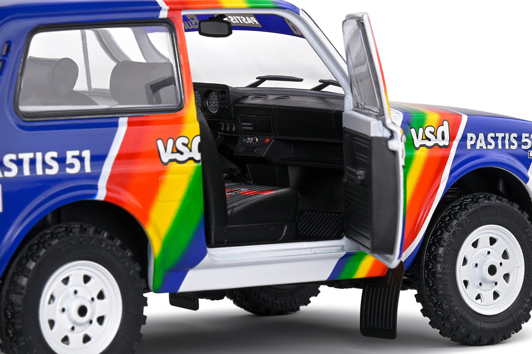 1:18 Lada Niva White #182 Jabouille/Sardou Paris-Dakar 1984