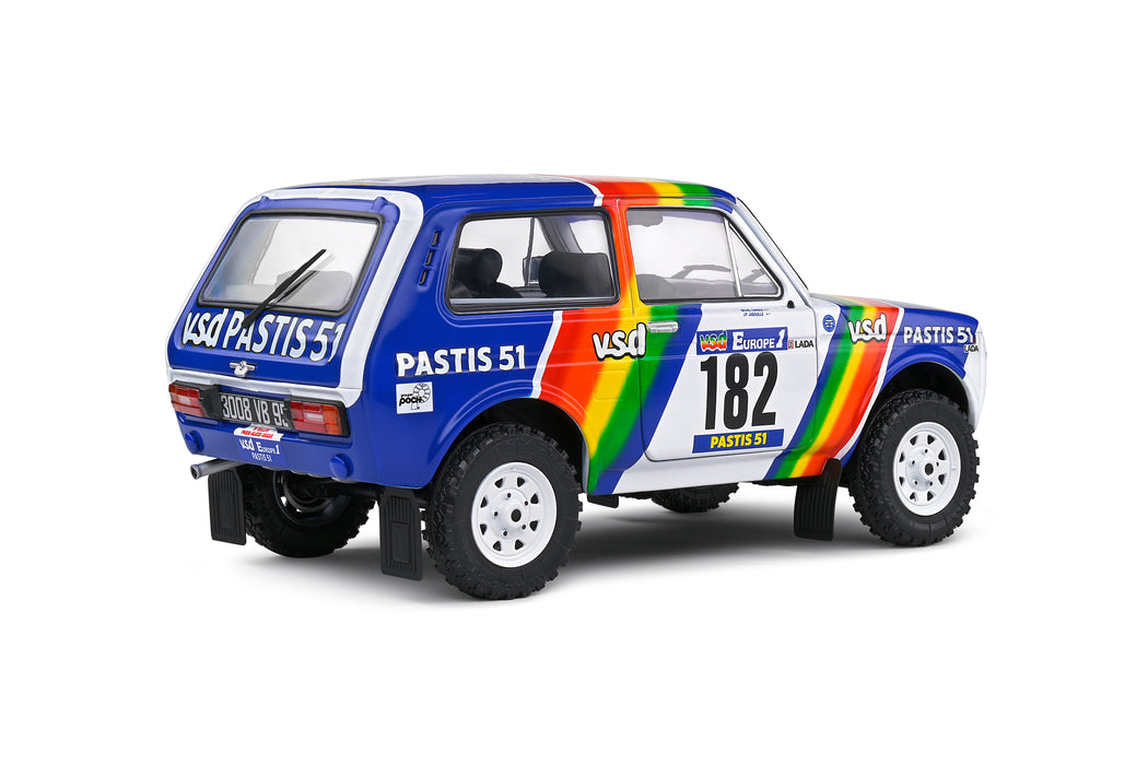 1:18 LADA NIVA WHITE #182 JABOUILLE/SARDOU PARIS-DAKAR 1984