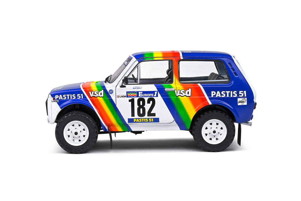1:18 LADA NIVA WHITE #182 JABOUILLE/SARDOU PARIS-DAKAR 1984