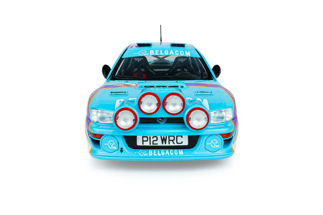 1:18 SUBARU IMPREZA S5 WRC99 GREEN #2 G.DE MEVIUS/J-M.FORTIN BELGIUM YPRES WESTHOEK RALLY 1998