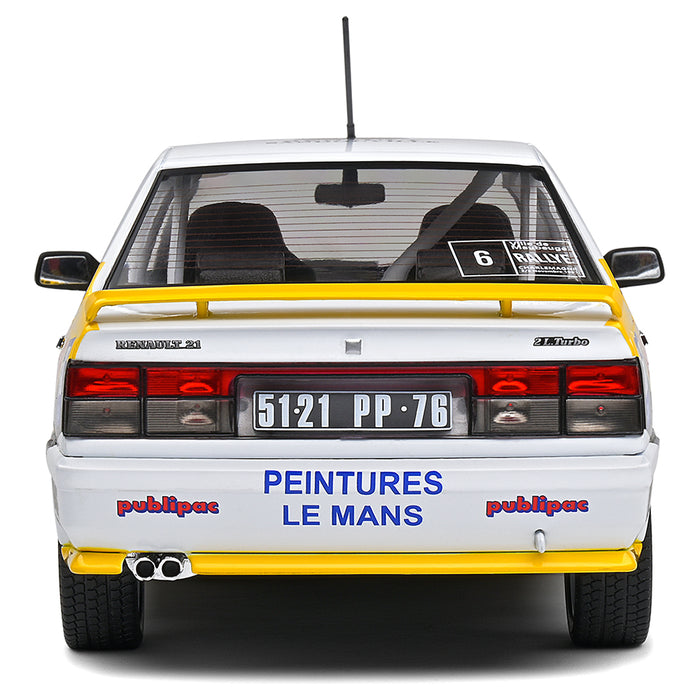 1:18 Renault R21 Turbo Gr.A White Rally Charlemagne 1991