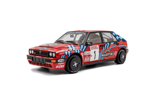 1:18 Lancia Delta HF Integrale Red #1 M.Biasion / T.Siviero Rally San Remo 1989