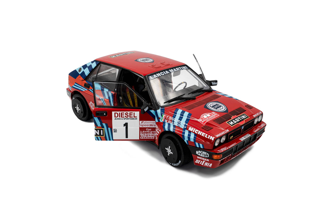 1:18 Lancia Delta HF Integrale Red #1 M.Biasion / T.Siviero Rally San Remo 1989