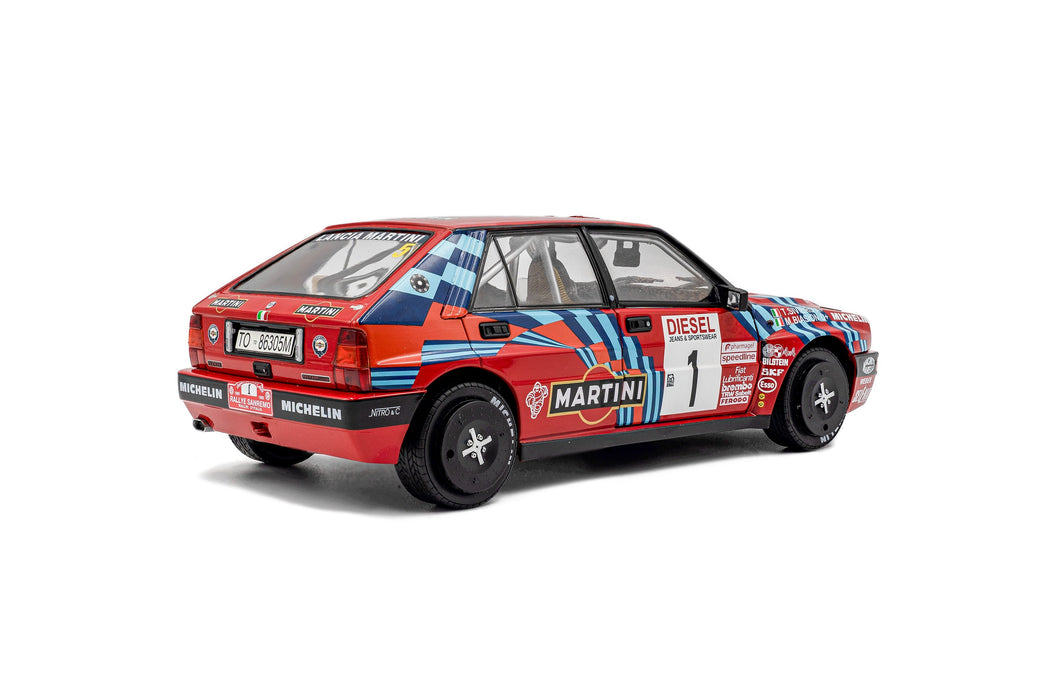 1:18 Lancia Delta HF Integrale Red #1 M.Biasion / T.Siviero Rally San Remo 1989