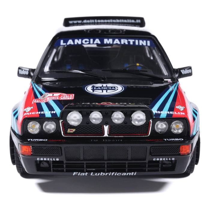 1:18 LANCIA DELTA HF INTEGRALE TRIBUTE TO BIASON BLACK A.SACCO RALLYE MONTECARLO 1990