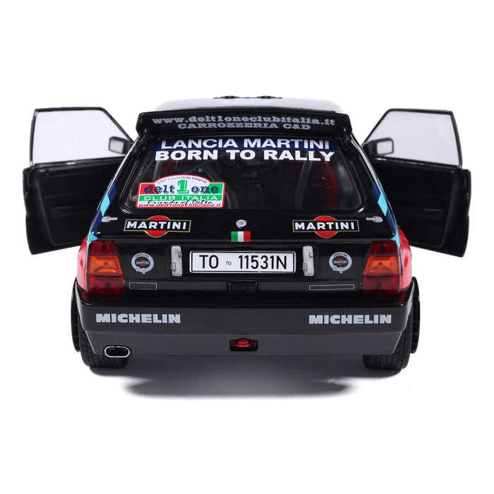 1:18 LANCIA DELTA HF INTEGRALE TRIBUTE TO BIASON BLACK A.SACCO RALLYE MONTECARLO 1990