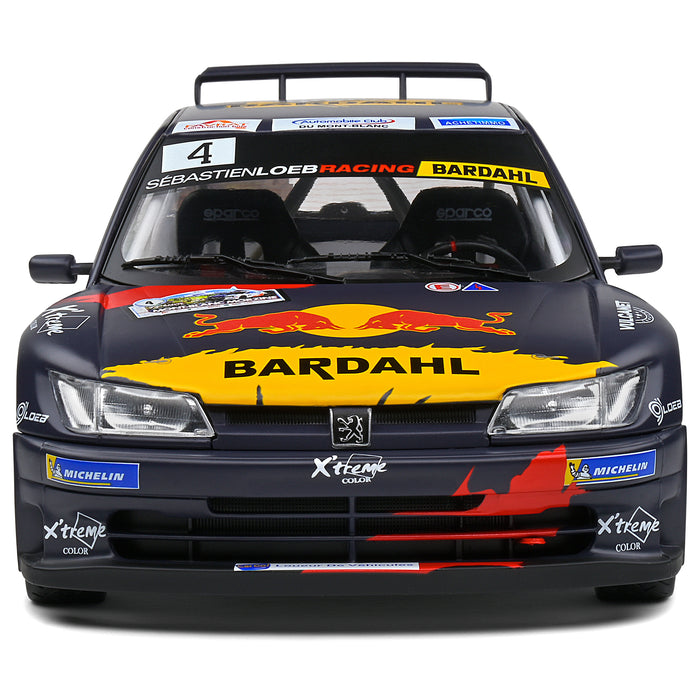 1:18 PEUGEOT 306 MAXI BLACK #4 S.LOEB / D.ELENA RALLYE DU MONT BLANC 2021