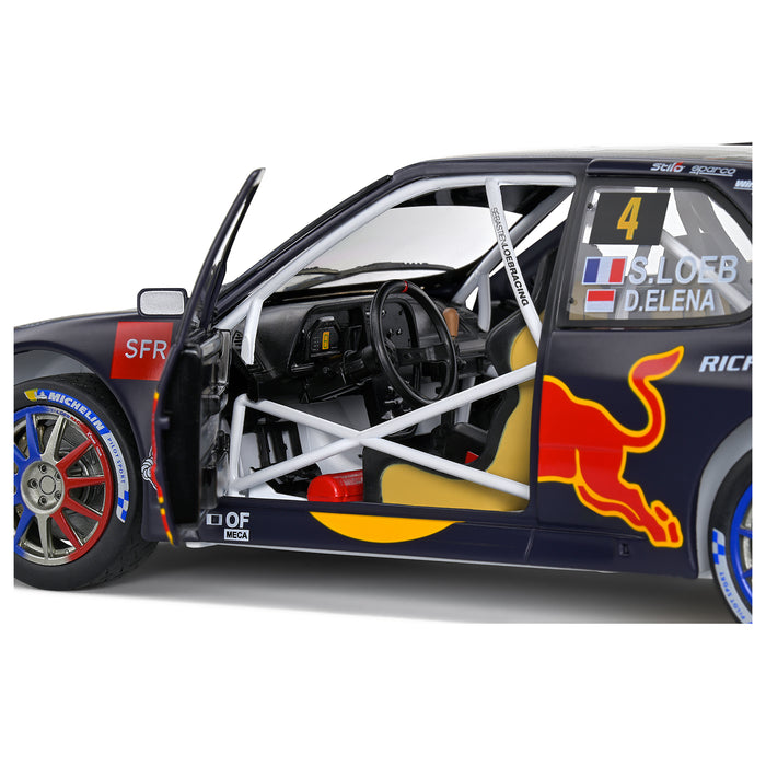 1:18 PEUGEOT 306 MAXI BLACK #4 S.LOEB / D.ELENA RALLYE DU MONT BLANC 2021