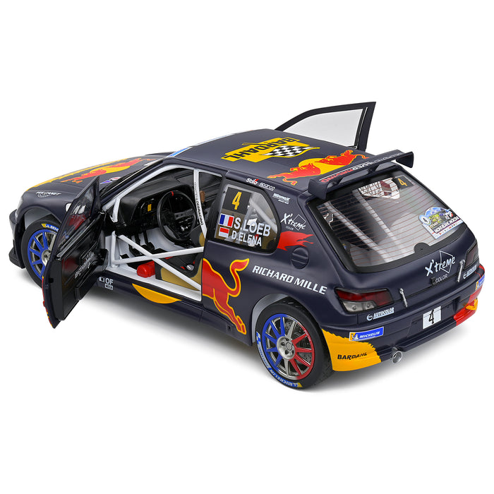 1:18 PEUGEOT 306 MAXI BLACK #4 S.LOEB / D.ELENA RALLYE DU MONT BLANC 2021