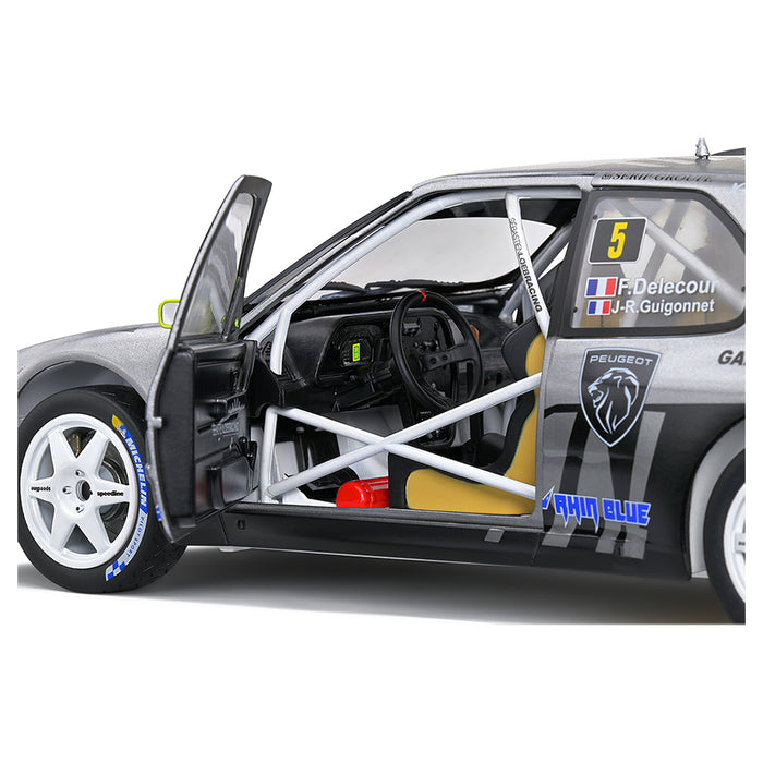 1:18 Peugeot 306 Maxi Grey Rallye Du Mont Blanc 2021