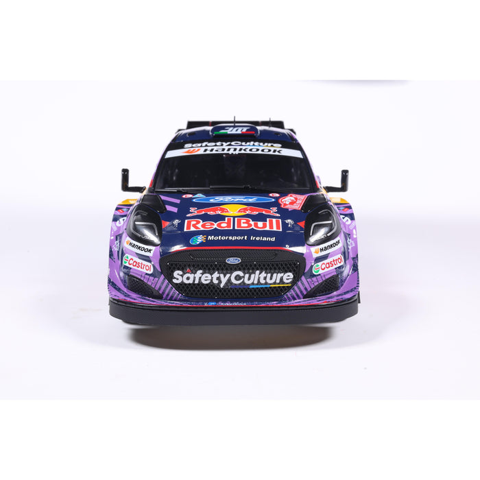 1:18 FORD PUMA RALLY1 HYBRID PURPLE #55 MCERLEAN / TREACY RALLYE MONTECARLO 2025