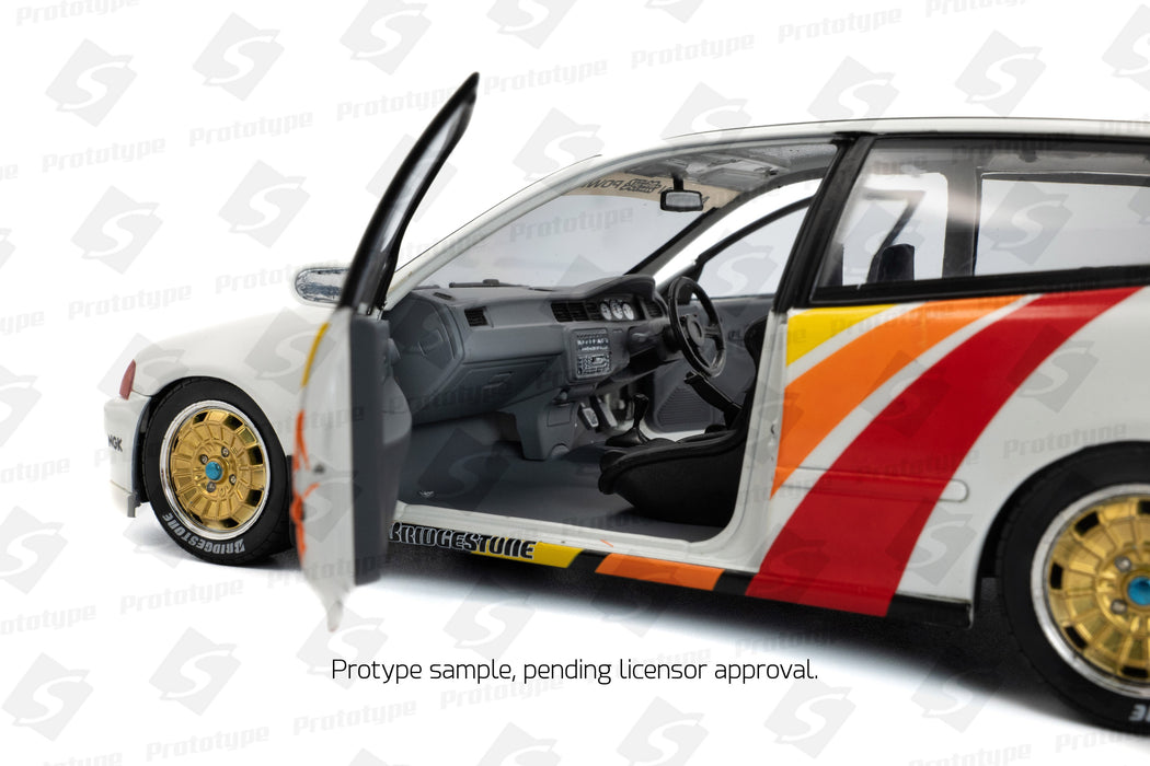 1:18 Honda Civic (EG6) Solido Works Mugen Racing White 1992