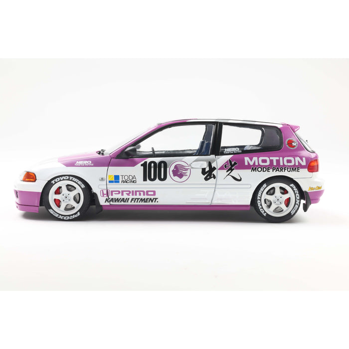 1:18 HONDA CIVIC (EG6) KAIDO RACER WHITE 1991