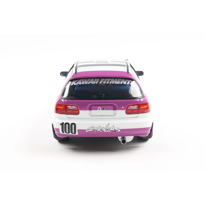 1:18 HONDA CIVIC (EG6) KAIDO RACER WHITE 1991