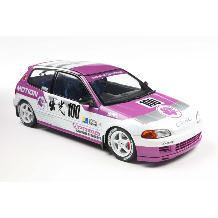 1:18 HONDA CIVIC (EG6) KAIDO RACER WHITE 1991