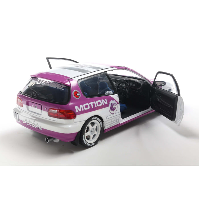 1:18 HONDA CIVIC (EG6) KAIDO RACER WHITE 1991